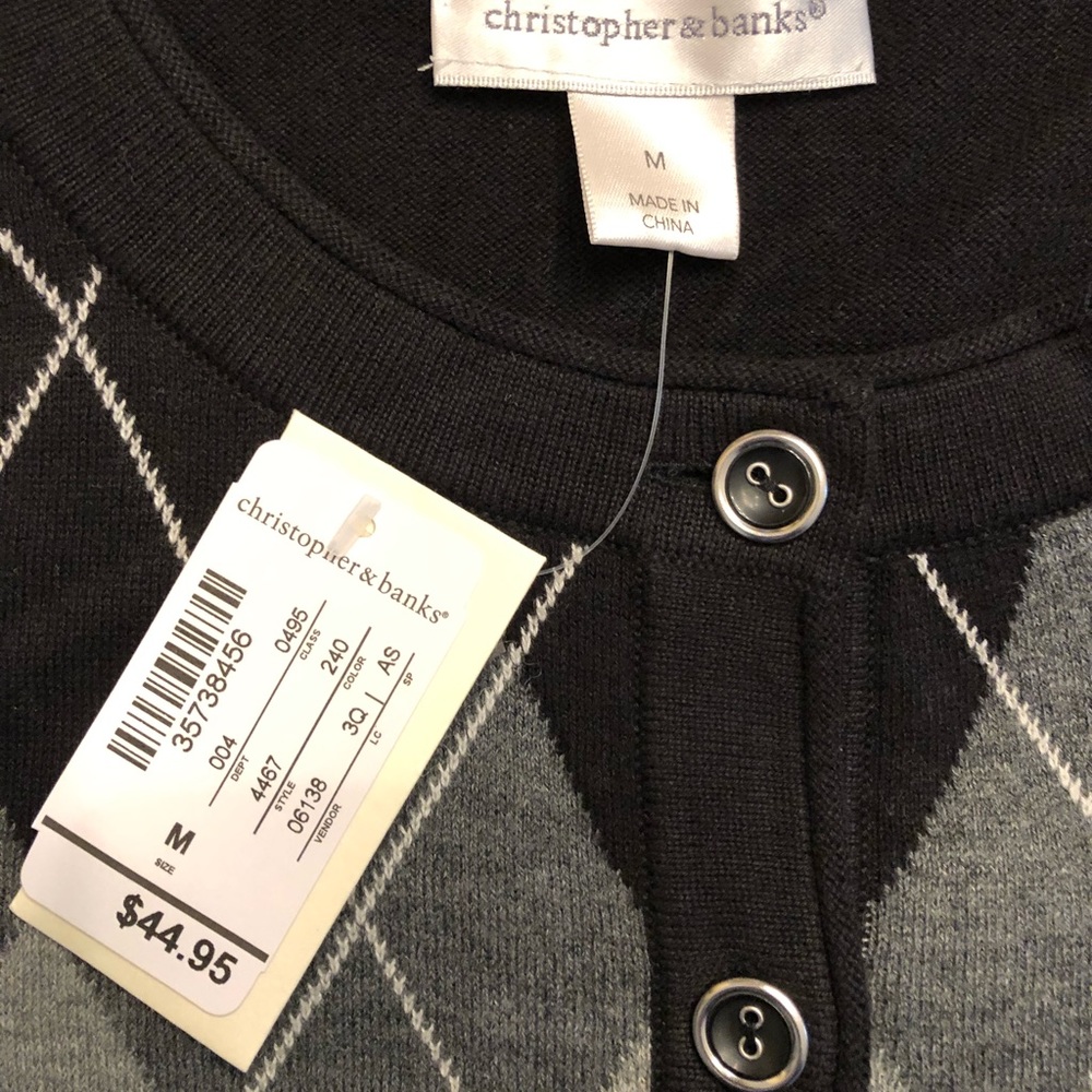 Christopher & Banks two piece sweater set NWT - Picture 5 of 5